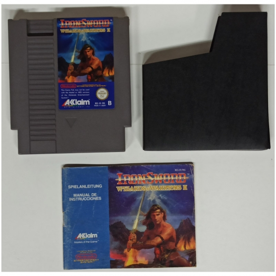 Iron Sword Wizards of Warriors II, Nintendo Nes. Pal-Eur