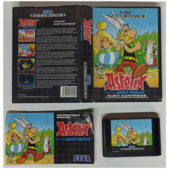 Astérix and the Great Rescue, Sega Mega Drive, Pal-eur