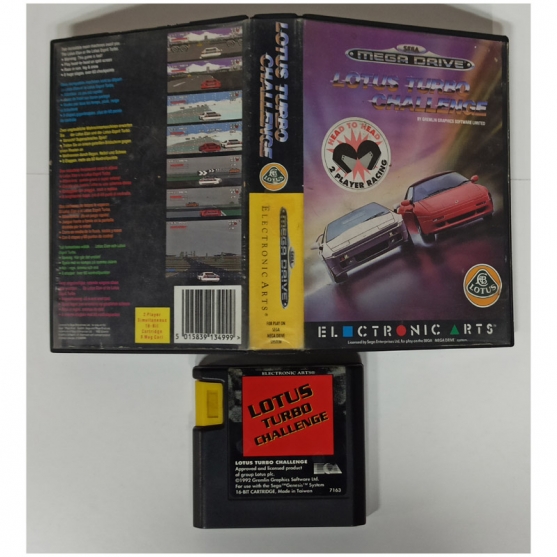 Lotus Turbo Challenge, Sega Mega Drive, Pal-eur