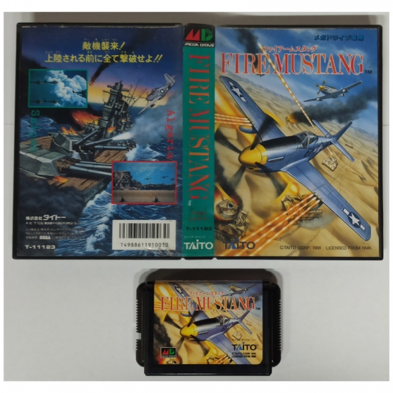Fire Mustang, Sega Mega Drive, Ntsc-Jap