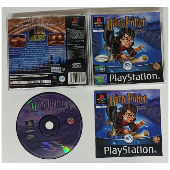 Harry Potter y la Piedra Filosofal, Sony Playstation, Pal-Esp