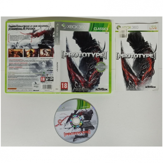 Prototype, Xbox 360, Pal-Esp