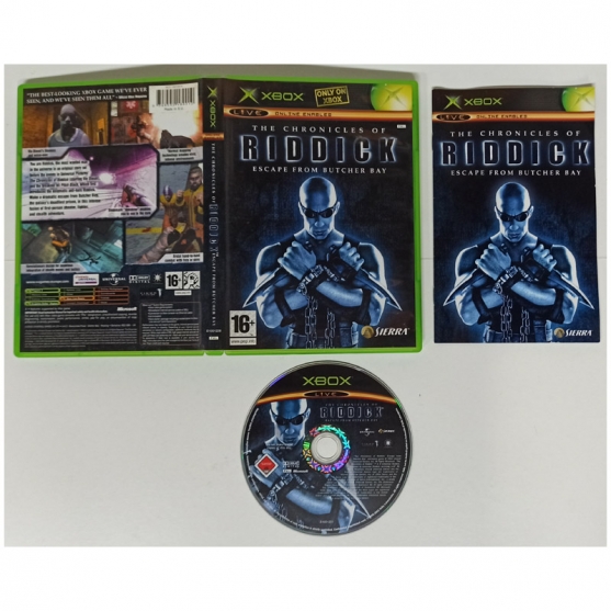 The Chronicles of Riddick Escape From Burcher Bay, Xbox, Pal-Esp
