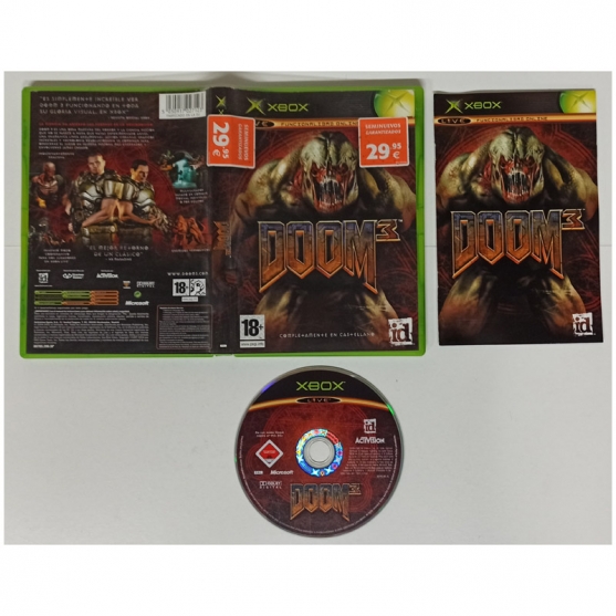 Doom 3, Xbox, Pal-Esp