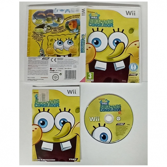 Bob Esponja Atrapados en el Congelador, Nintendo Wii, Pal-Esp