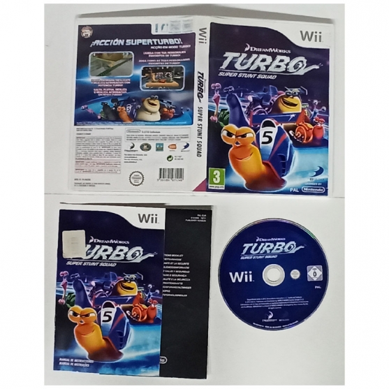 Dreamworks Turbo Super Stunt Squad, Nintendo Wii, Pal-Esp