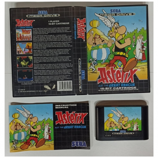 Astérix and the Great Rescue, Sega Mega Drive, Pal-eur