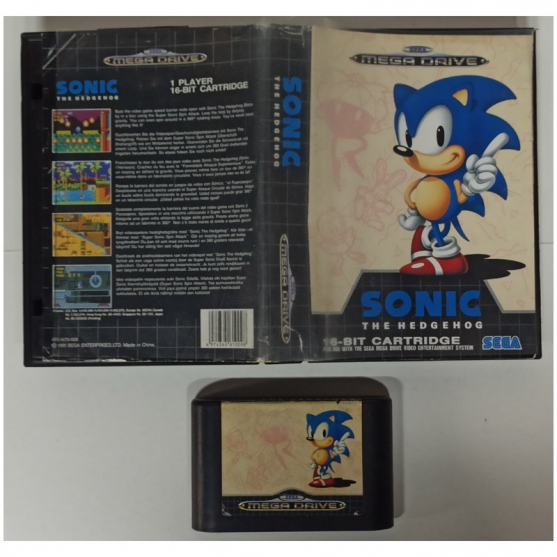 Sonic The Hedgehog, Sega Mega Drive, Pal-eur