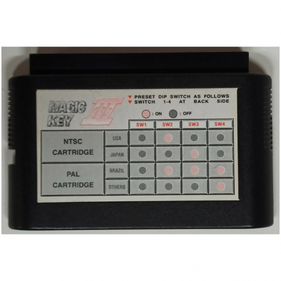 Magic Key III, Convertidor Ntsc / Pal. Sega Mega Drive