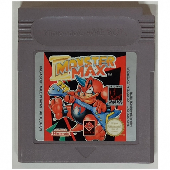 Monster Max, Nintendo Game Boy, Pal-Eur