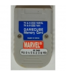 Memory Card 4 Mb Marvel, Nintendo Game Cube, Naki