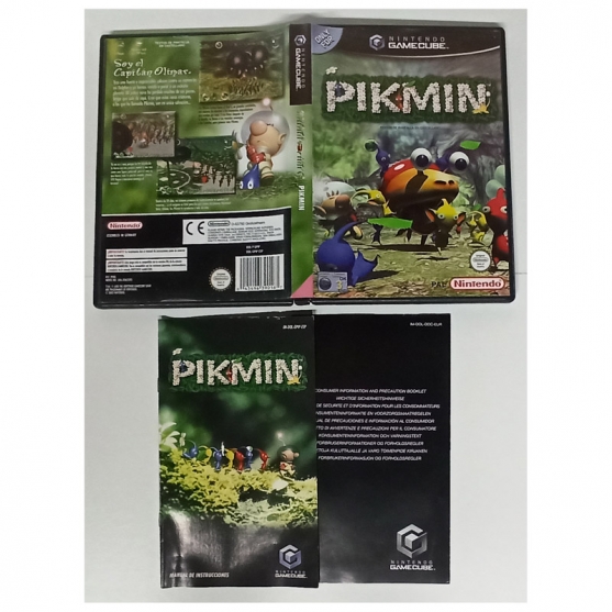 Caja y Manual Pikmin, Nintendo GameCube, Pal-Esp. SIN JUEGO