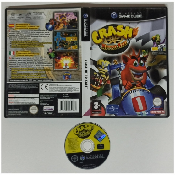 Crash Nitro Kart, Nintendo GameCube, Pal-Esp