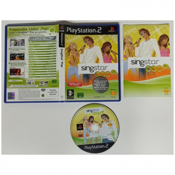 Singstar Pop, Sony Playstation 2, Pal-Esp