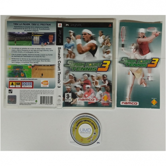Smash Court Tennis 3, Sony Psp, Pal-Esp