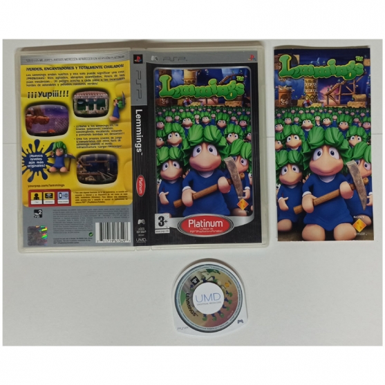 Lemmings, Sony Psp, Pal-Esp