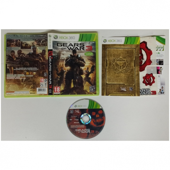 Gears of War 3, Xbox 360, Pal-Esp