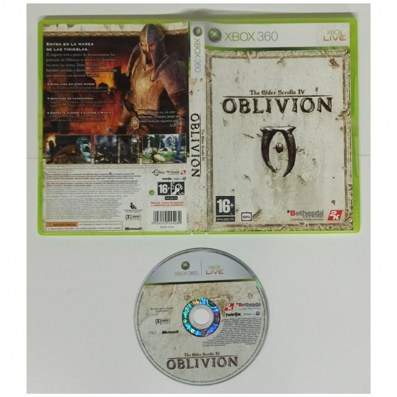 The Elders Scrolls IV Oblivion, Xbox 360, Pal-Esp