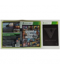 Caja y Manual Grand Theft Auto V, Xbox 360, Pal-Esp. SIN JUEGO