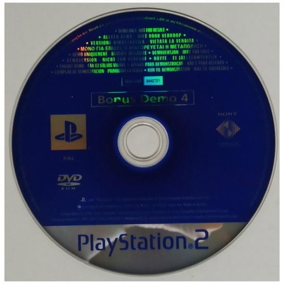 Cd Demo Bonus Demo. Sony Playstation 2