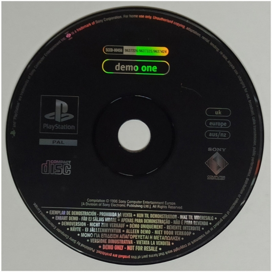 Cd Demo Demo One. Sony Playstation