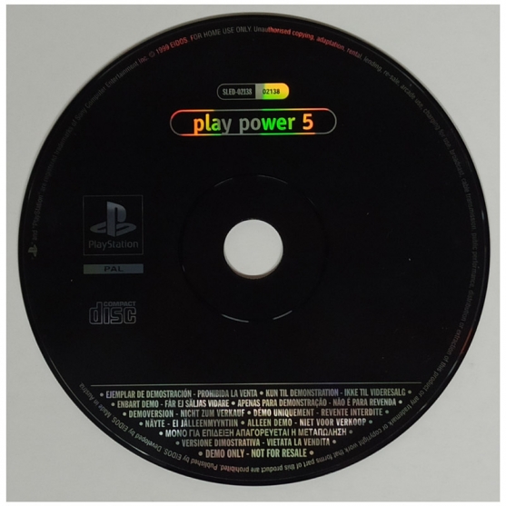 Cd Demo Play Power 5. Sony Playstation