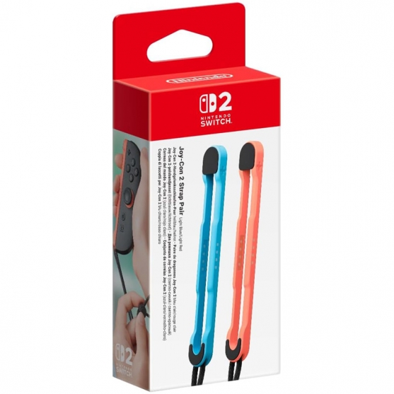 Correas Joy-Con 2 Azul / Rojo Claro, Switch 2, DISPONIBLE 5 DE JUNIO 2025