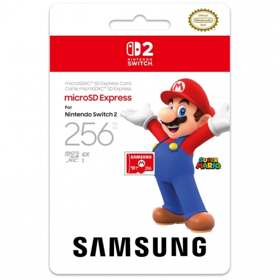 Tarjeta Micro SD Express 256 Gb Samsung, Switch 2, DISPONIBLE 5 DE JUNIO 2025