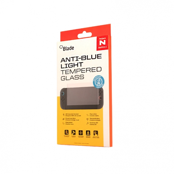 Protector de Pantalla Anti Blue Cristal Templado, Switch 2