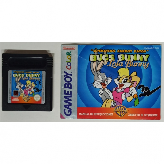 Bugs Bunny & Lola Bunny Operation Carrot Patch, Nintendo Game Boy, Pal-Eur