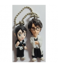 Figuras con Colgante Bleach, Momo Hinamori y Sosuke Aizen 3 y 3,5 4 cm