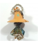 Figura con Colgante Final Fantasy, Vivi Efecto Cristal 4,5 cm