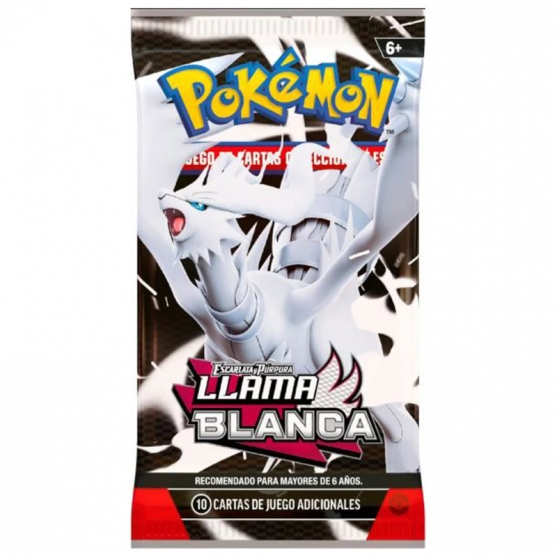 Juego de Cartas Pokémon Escarlata y Púrpura Llama Blanca