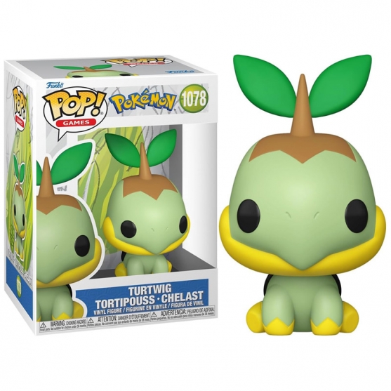Pop! Games Turtwig Tortipouss Chelast 1078 Pokémon