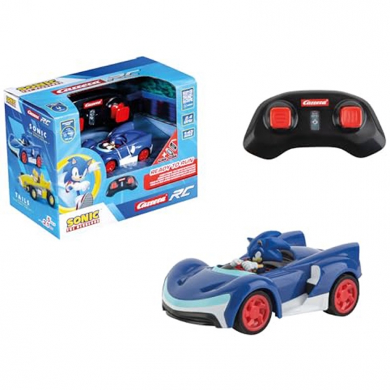 Coche Radio Control Sonic The Hedgehog, Sonic Carrera Escala 1:50