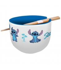 Bol Para Ramen con Palillos, Disney Stitch 500 ml