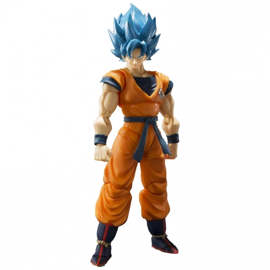 Figura Articulada Dragon Ball Super Broly, Super Saiyan God Super Saiyan Son Goku SH Figuarts 14 cm