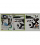 Caja y Manual, Skate, Xbox 360, Pal-Esp, SIN JUEGO