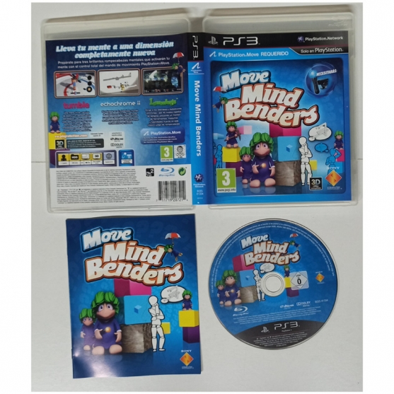 Move Mind Benders, Sony Playstation 3, Pal-Esp