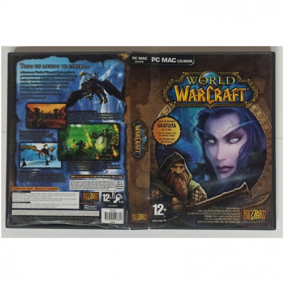 Caja Vacia World of Warcraft , Pc Cd-Rom. SIN DISCOS.