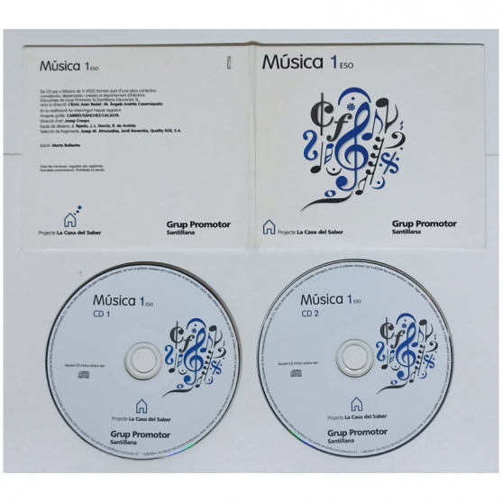 Música 1 ESO Grup Promoto Santillana, Cd audio
