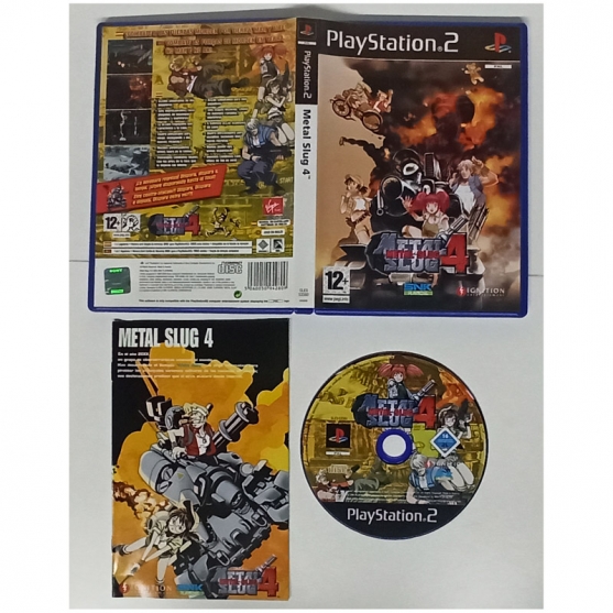 Metal Slug 4, Playstation 2, Pal-Esp