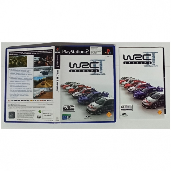 Caja y Manual Wrc 2, Playstation 2, Pal-Esp. SIN JUEGO