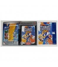 Caja y Manual Sonic Heroes, Playstation 2, Pal-Esp. SIN JUEGO