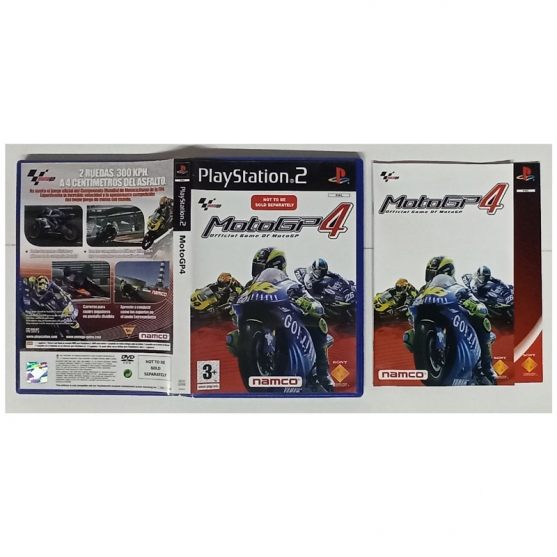 Caja y Manual Moto Gp 4, Playstation 2, Pal-Esp. SIN JUEGO