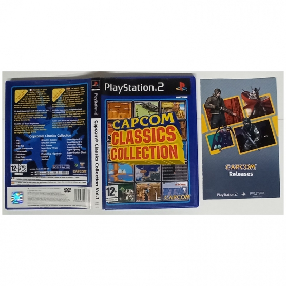 Caja Vacia Capcom Classics Collection, Sony Playstation 2, Pal-esp. SIN JUEGO