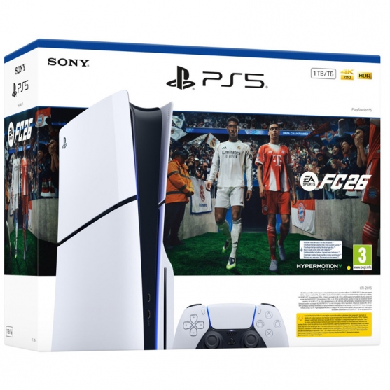 Consola Playstation 5 Slim + Ea Sports Fc 26 DISPONIBLE A PARTIR DEL 22 DE OCTUBRE 2025