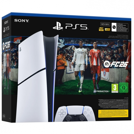 Consola Playstation 5 Slim Edición Digital + Ea Sports Fc 26