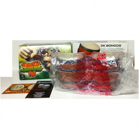 Bongos Donkey Kong Jungle Beat, Nintendo Game Cube, Dol-021. SIN JUEGO