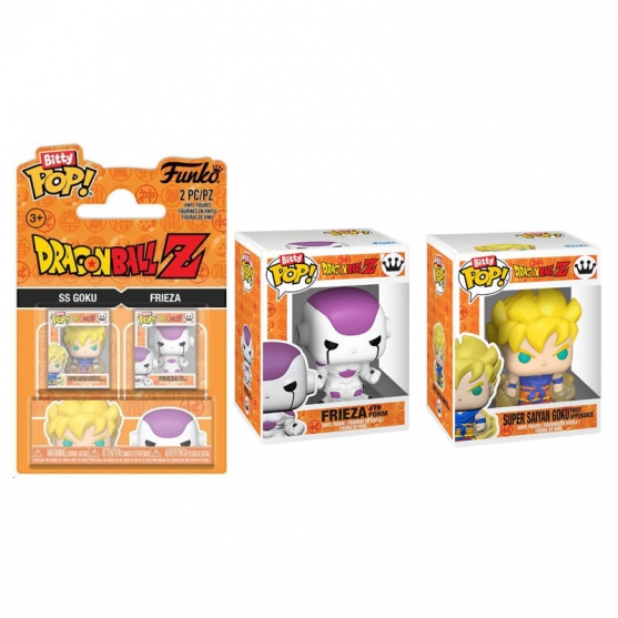 Bitty Pop! Dragon Ball Z, Super Saiyan Goku y Frieza